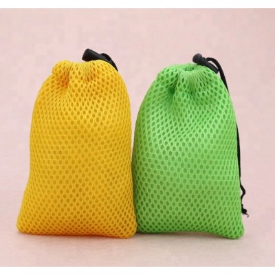 Mesh Drawstring Bag, Dyed Mesh Bag, Mesh Pouches